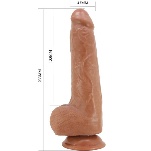 Pretty draco dildo realístico 23 cm modelo 2 natural