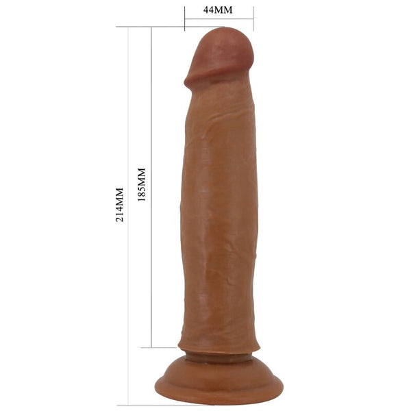 Pretty keon dildo realístico 21 cm mulato