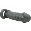 Pretty funda realística alargadora y retardante para pene gris