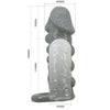 Pretty funda realística alargadora y retardante para pene gris