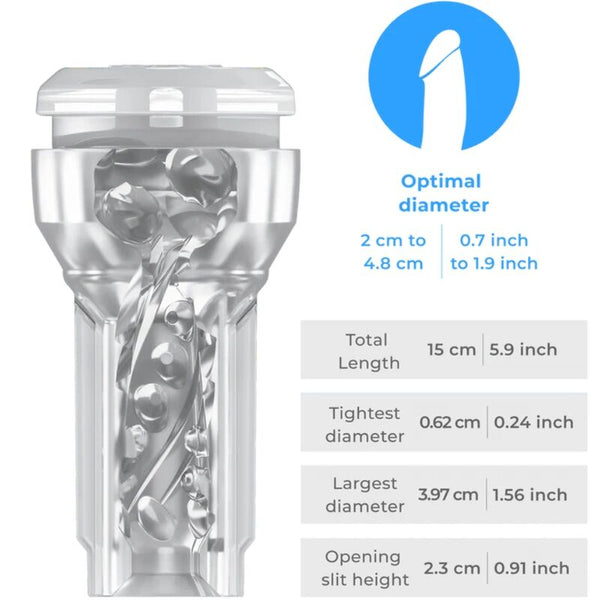Kiiroo feel pocket masturbador con power blow combo
