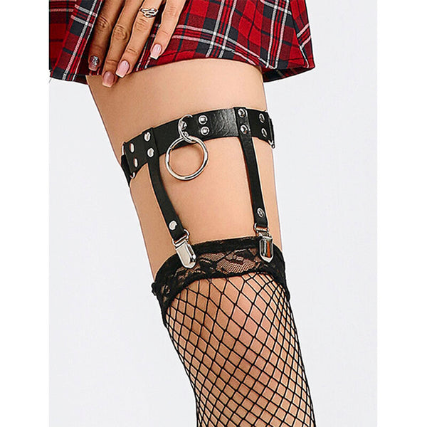 Subblime 953744 liga punk de cuero ajustable negro talla única