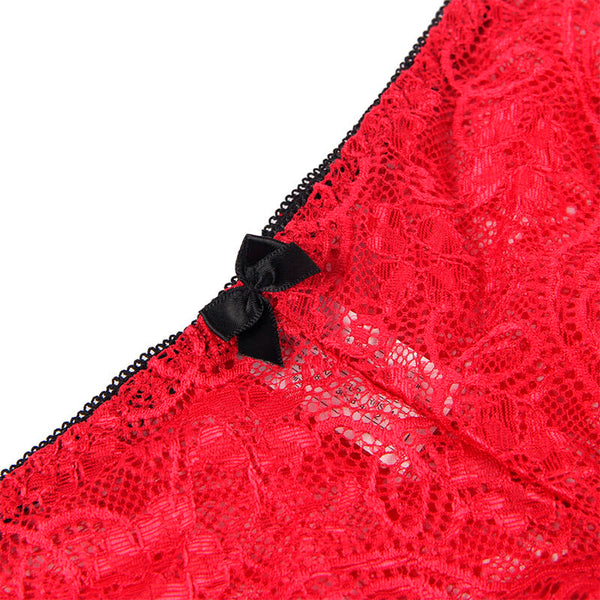 Subblime 953898 set 3 piezas encaje y saten rojo s m