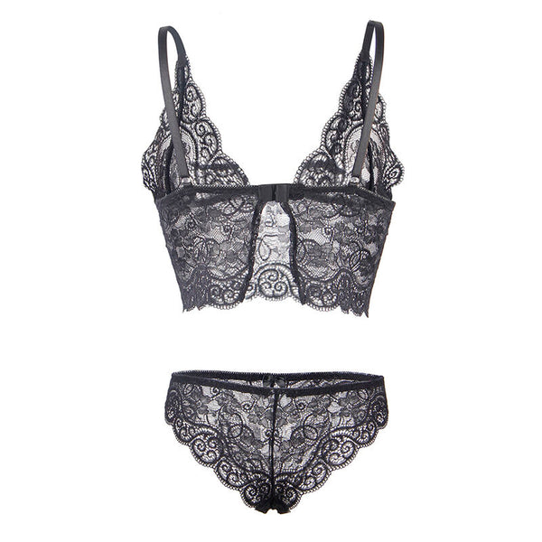 Subblime 953911 set 3 piezas encaje y saten negro s m