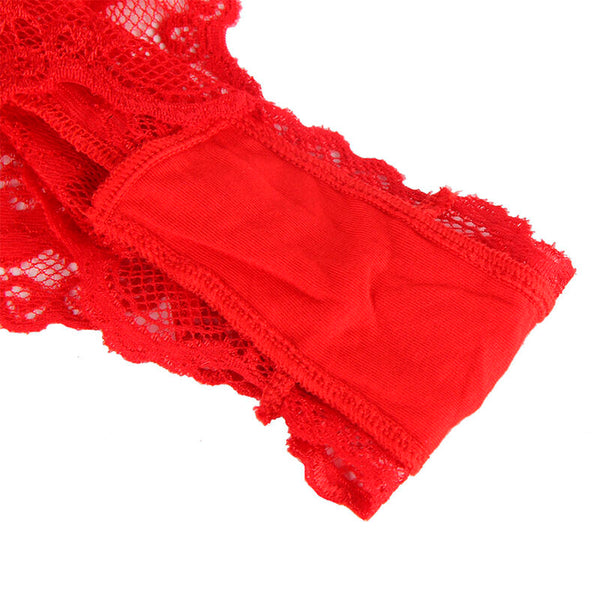 Subblime 953980 body sexy con volantes con cinturón rojo l xl