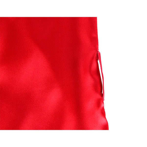 Subblime 954017 camison de encaje espalda transparente con tanga rojo negro s m