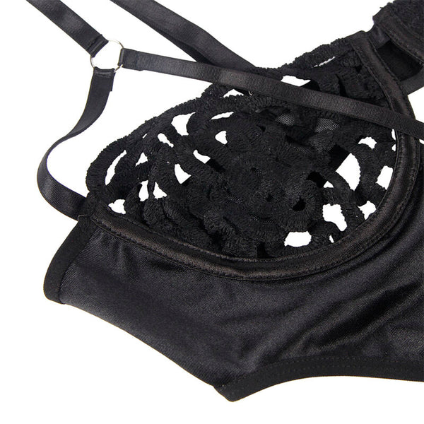 Subblime 954055 body sexy de encaje negro s m