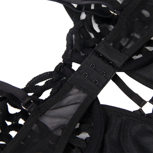Subblime 954055 body sexy de encaje negro s m