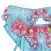 Subblime 954116 sujetador con bragas con liguero diseño floral azul L/XL