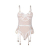 Subblime 954291 body con cadenas con ligueros blanco l xl