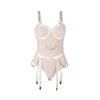 Subblime 954291 body con cadenas con ligueros blanco l xl