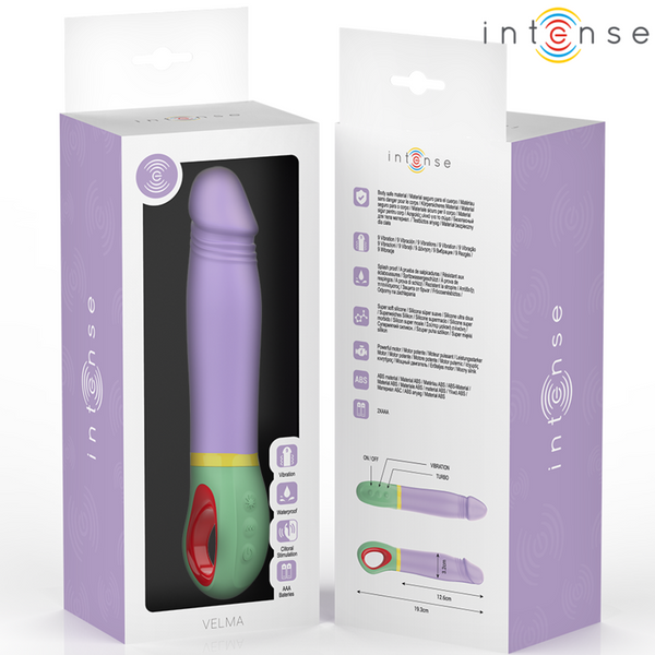 Velma vibrador clásico morado