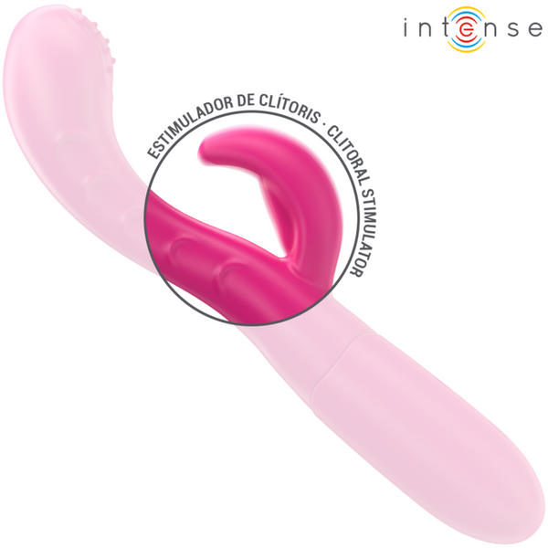 Amara vibrador con lengua estimuladora 10 vibraciones rosa