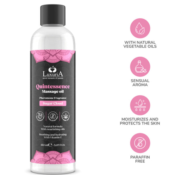 Intimateline aceite de masajes nube de azúcar 150 ml