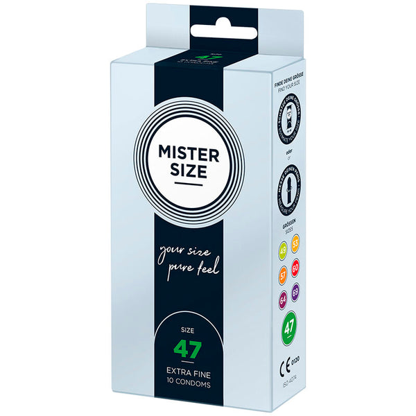 Mister preservativos talla xs 47 mm (10 unidades)