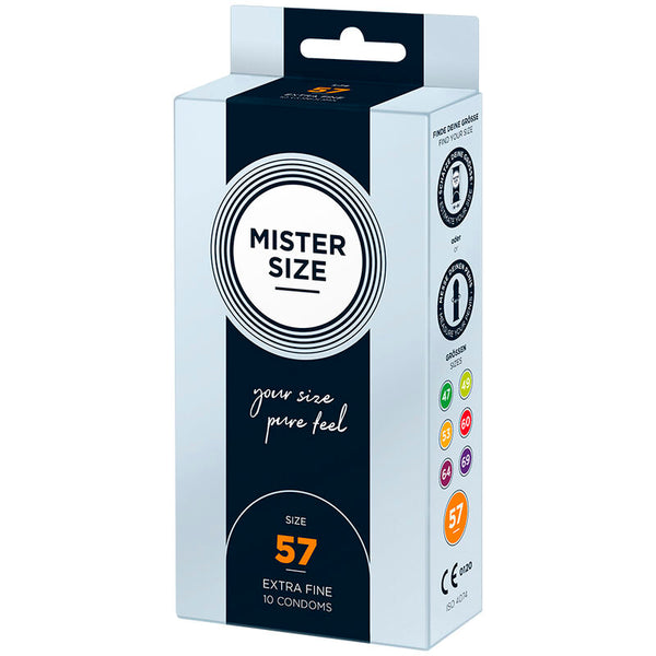 Mister preservativos talla l 57 mm (10 unidades)