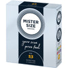 Mister preservativos talla m 53 mm (3 unidades)