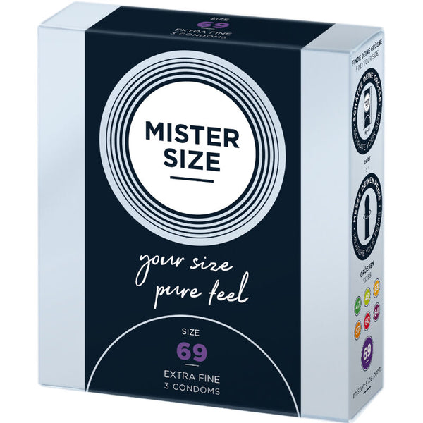 Mister preservativos talla xxxl 69 mm (3 unidades)