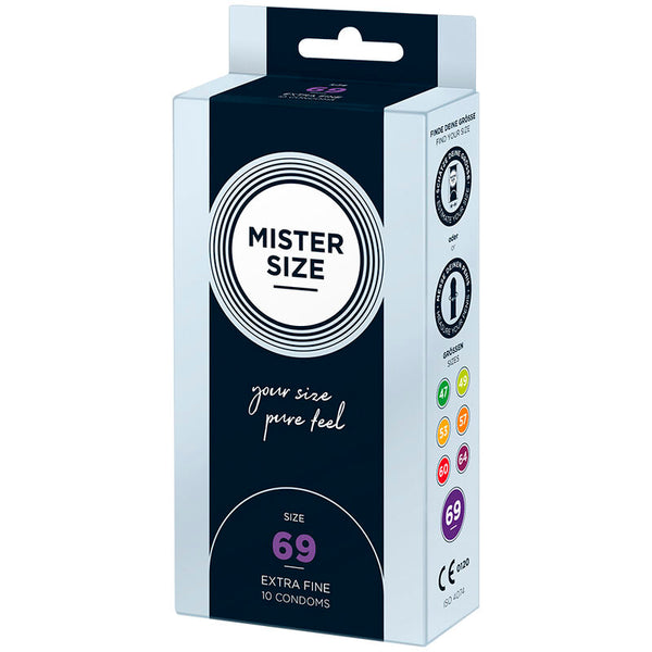 Mister preservativos talla xxxl 69 mm (10 unidades)