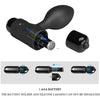 Plug anal vibrador Pretty Vibra con 10 vibraciones negro