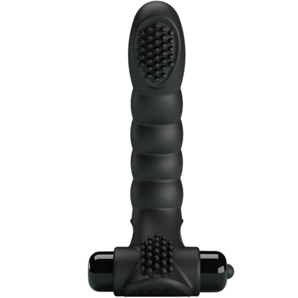 Alexander vibrador de dedo 10 vibraciones negro