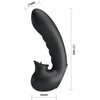 Hobgoblin funda vibradora para dedo 12 vibraciones con estimulador clítoris negro