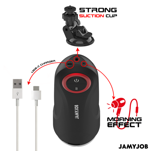 Jamyjob gravity masturbador vagina automático 5 modos de empuje y efecto sonido