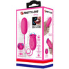 Daisy huevo vibrador con lengua estimuladora de clítoris rosa