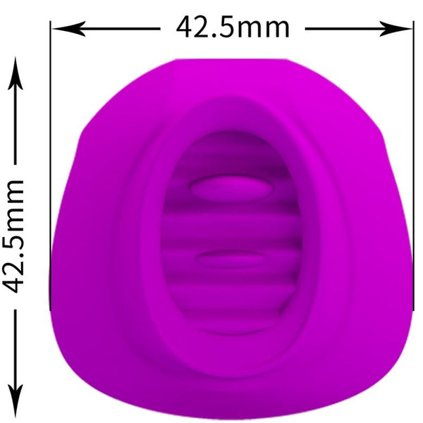Estelle lengua estimuladora clítoris 12 vibraciones morado