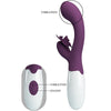 Butterfly kiss vibrador rabbit y estimulador Punto G morado