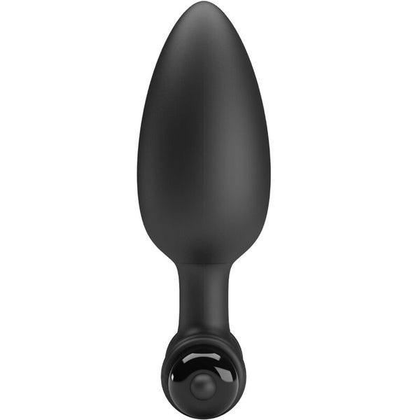 Plug anal vibrador Pretty Vibra 2 con 10 vibraciones negro
