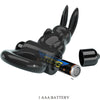 Exciting ring anillo vibrador rabbit 10 vibraciones negro
