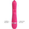 Phoenix vibrador rabbit multifunción rosa