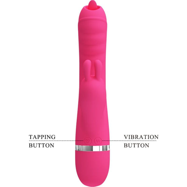 Phoenix vibrador rabbit multifunción rosa