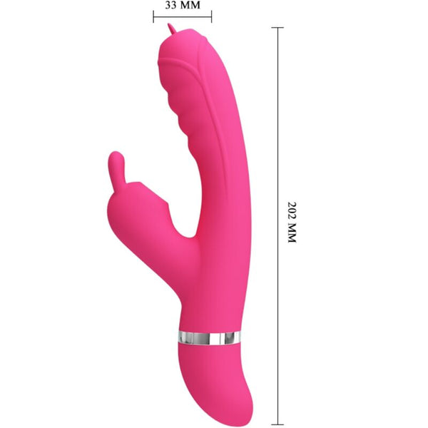 Phoenix vibrador rabbit multifunción rosa
