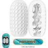 Pretty hot wave masturbador masculino silicona blanco