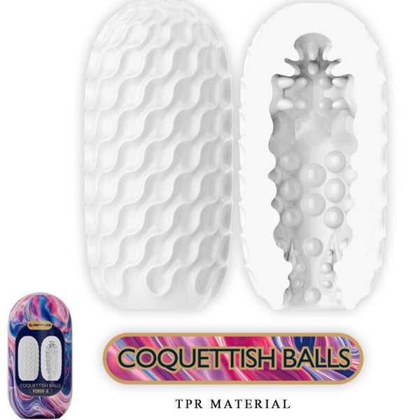 Pretty venus x 15 masturbadores masculinos silicona blanco