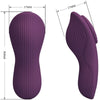 Pretty mane masajeador lay on clítoris 10 vibraciones control remoto morado