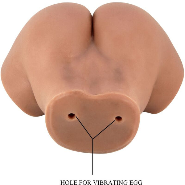 Hailey trasero vibrador con vagina y ano realístico control remoto