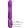 Vibrador y estimulador multifunción 4 en 1 morado