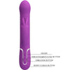 Coale vibrador rabbit multifunción 4 en 1 morado