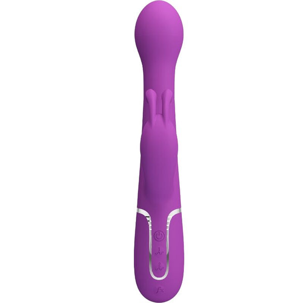 Dejon vibrador rabbit multifunción 3 en 1 morado