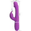 Kampas vibrador rabbit multifunción 3 en 1 morado