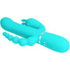 Cammy triple vibrador rabbit multifunción 4 en 1 azul