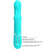 Cammy triple vibrador rabbit multifunción 4 en 1 azul