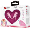 Pretty cailey pinzas para pezones 10 vibraciones control remoto rosa