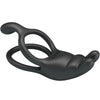 Seth doble anillo vibrador rabbit 7 vibraciones negro