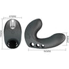 Camelia vibrador de dedo 7 vibraciones negro