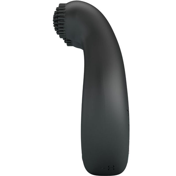 Dahlia anillo vibrador con estimulador de clítois 12 vibraciones negro