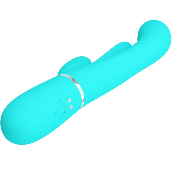 Shania triple vibrador rabbit multifunción 3 en 1
